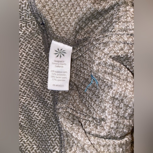 Athleta Metro Criss Cross Ankle Leggings High Waist Workout‎ Athletic Women L - Picture 7 of 11